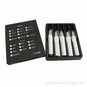Electronic Cigarette eGo-T Batteries with 650, 900, 1,100mAh, Sized 14 x 129/143/154mm